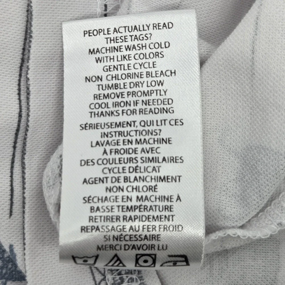Travis Mathew Polo Shirt Mens XL White‎ Golf Cocktail Print Striped Short Sleeve